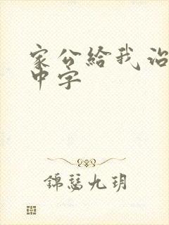 家公给我治疗5中字封面