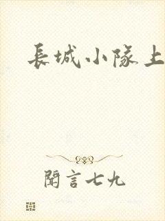 长城小队上中下封面