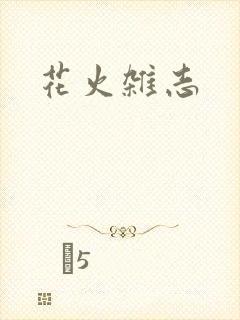 花火杂志封面
