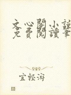 文心阁小说全文免费阅读笔趣阁