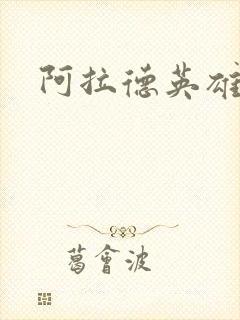 阿拉德英雄传封面