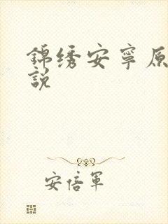 锦绣安宁原著小说