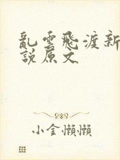 乱云飞渡新编小说原文封面