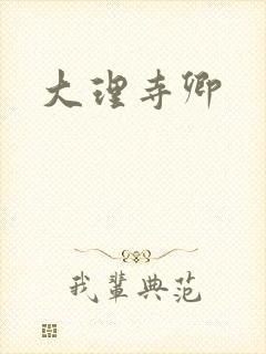 大理寺卿