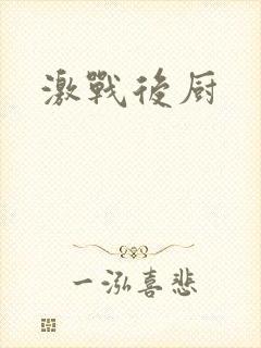 激战后厨