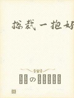 总裁一抱好欢喜封面