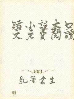 赌小说木口银全文免费阅读笔趣阁封面