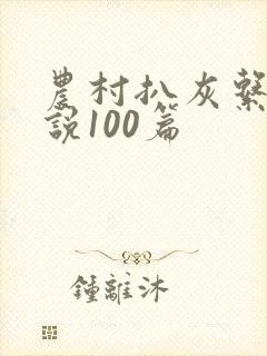 农村扒灰系列小说100篇封面