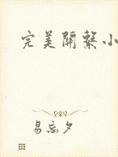 完美关系小说封面