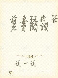 前妻玩我笔趣阁免费阅读封面