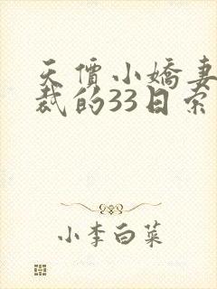 天价小娇妻,总裁的33日索情全文免费封面