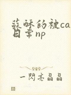 苏酥的被cao日常np
