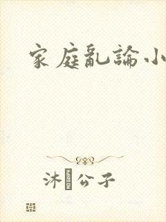 家庭乱论小说