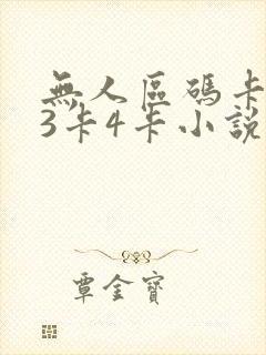无人区码卡二卡3卡4卡小说