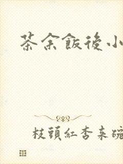 茶余饭后小说