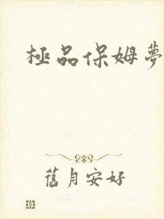 极品保姆梦梦封面