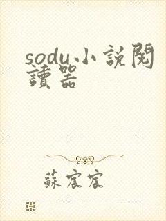 sodu小说阅读器封面
