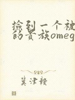 捡到一个被抹布的贵族omega