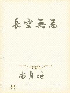 长空无忌封面