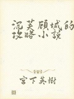 沉芙顾城的优质攻略小说