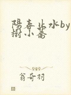 阳春止水by烟树小荞封面