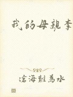 我的母亲李瑞芬封面