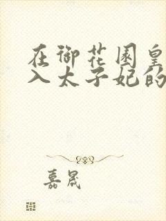 在御花园皇上进入太子妃的小说封面