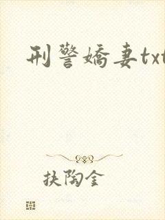 刑警娇妻txt