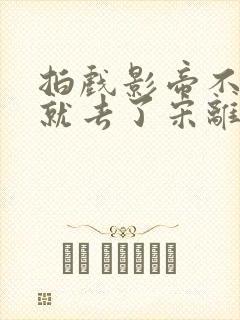 拍戏影帝不小心就去了宋离