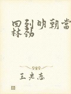 回到明朝当王爷林劲封面
