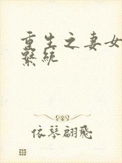 重生之妻女掠夺系统封面
