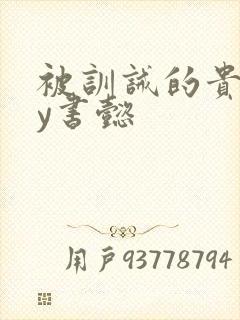 被训诫的贵妃by书懿封面