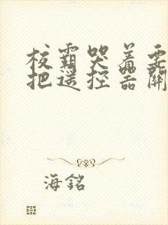 校霸哭着要学霸把遥控器关了封面