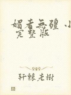 媚者无疆 小说 完整版