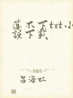 落不下txt小说下载封面