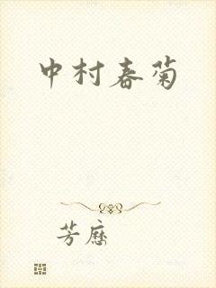 中村春菊封面
