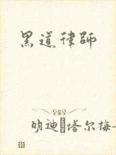 黑道律师封面