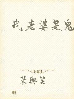 我老婆是鬼王封面