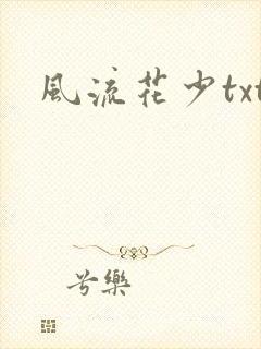 风流花少txt封面