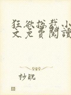 狂欲总裁小说全文免费阅读