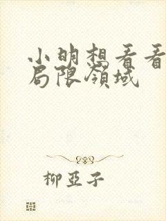小明想看看永久局限领域封面