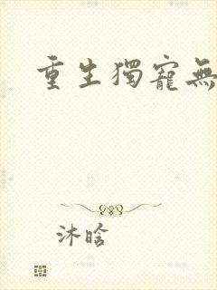 重生独宠无二封面