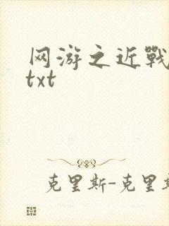 网游之近战法师txt
