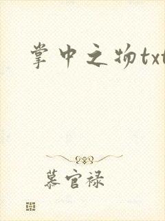 掌中之物txt