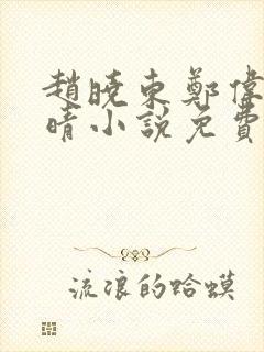 赵晓东郑伟吴雪晴小说免费阅读