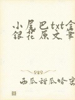小尾巴txt金银花原文笔趣阁在线阅读封面