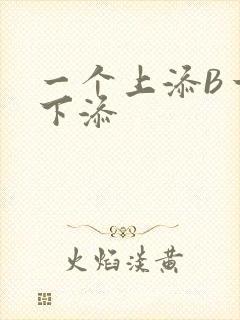 一个上添B一个下添