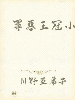 罪恶王冠小说封面