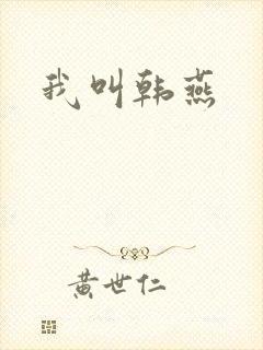 我叫韩燕封面