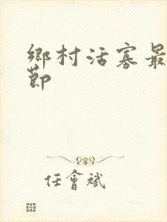 乡村活寡最新章节